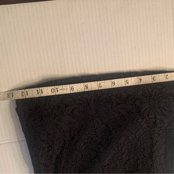 Macy's INC Black Lace Flare Leg pants - Picture 8 of 9